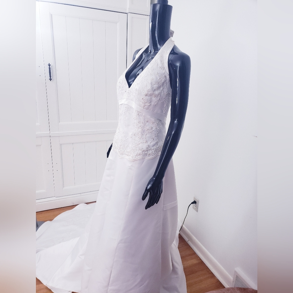EDEN BRIDAL Wedding Dress White sz 16